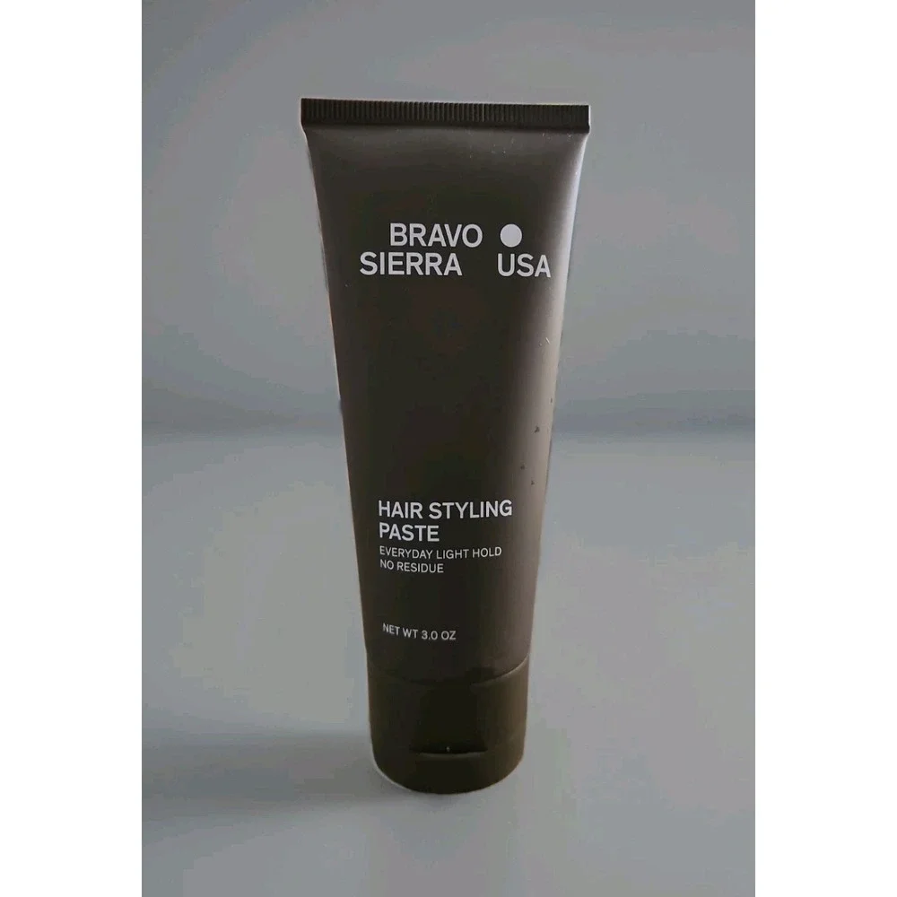 Bravo Sierra USA Hair Styling Paste Cream Light Hold No Residue 3 oz NEW
